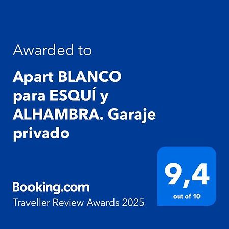 Apart Blanco Para Esqui Y Alhambra. Garaje Privado Granada Ngoại thất bức ảnh